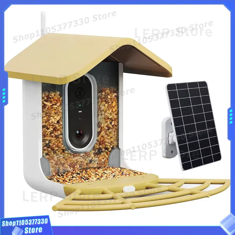 Smart Garden Ai - كاميرا مغذي طيور تعمل بالطاقة الشمسية