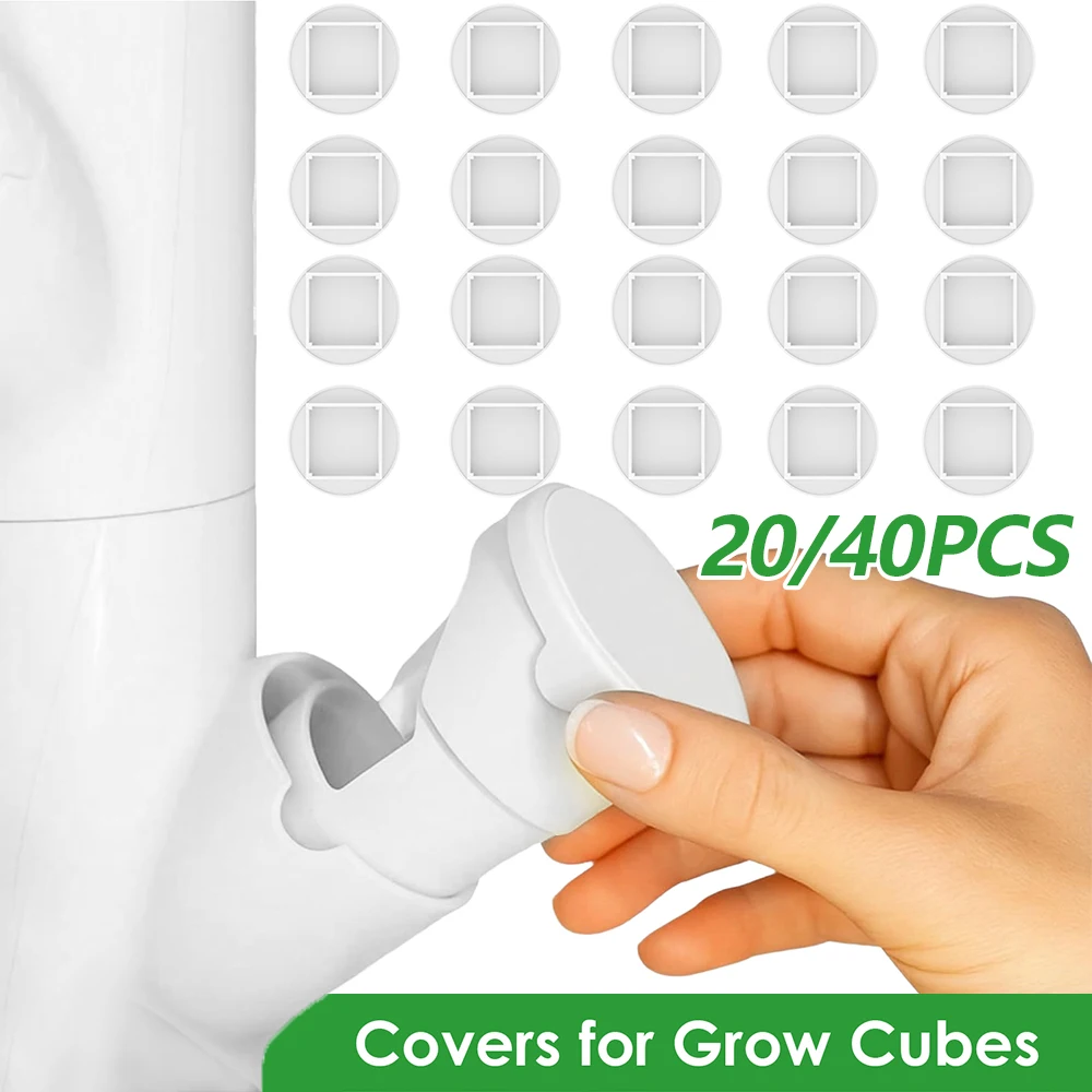 Hydroponic Grow Pod - 20/40 قطعة غطاء بلاستيكي لنظام الزراعة