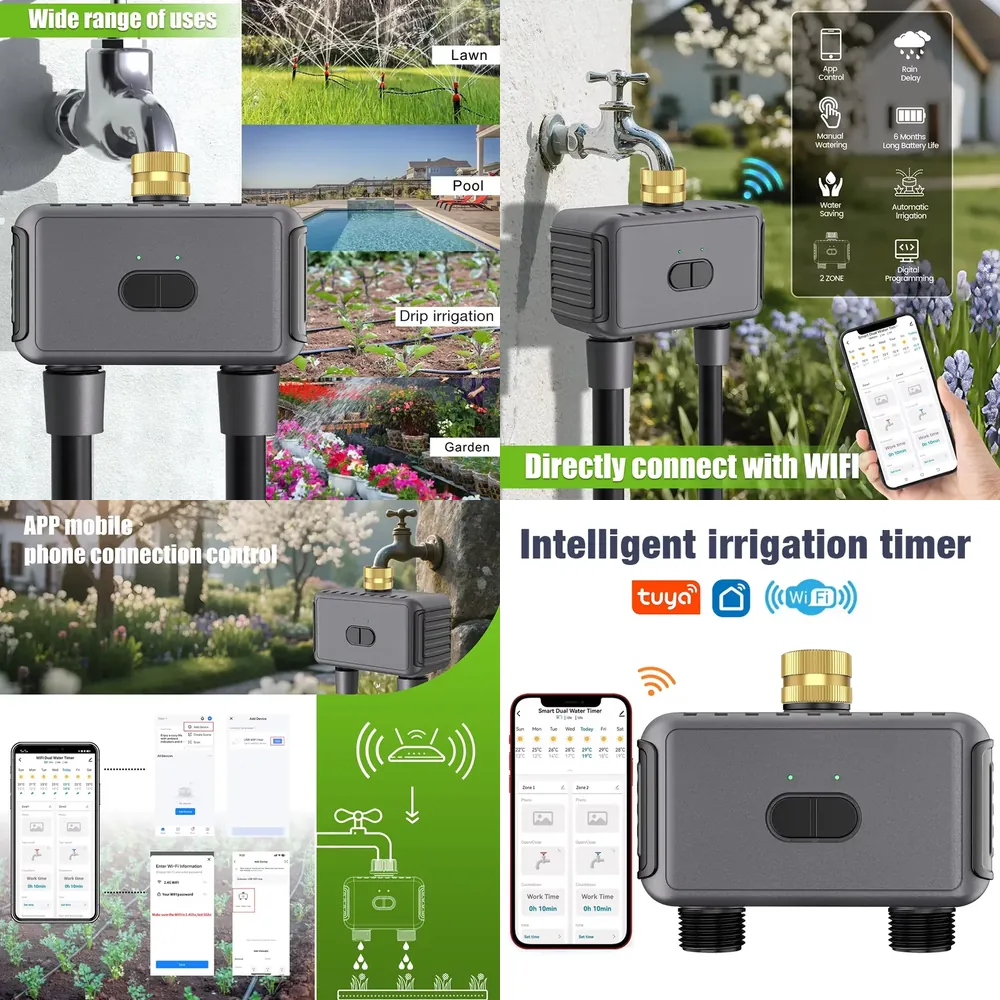 Smart Gardening - WAP01 مؤقت ري ذكي بتحكم عبر