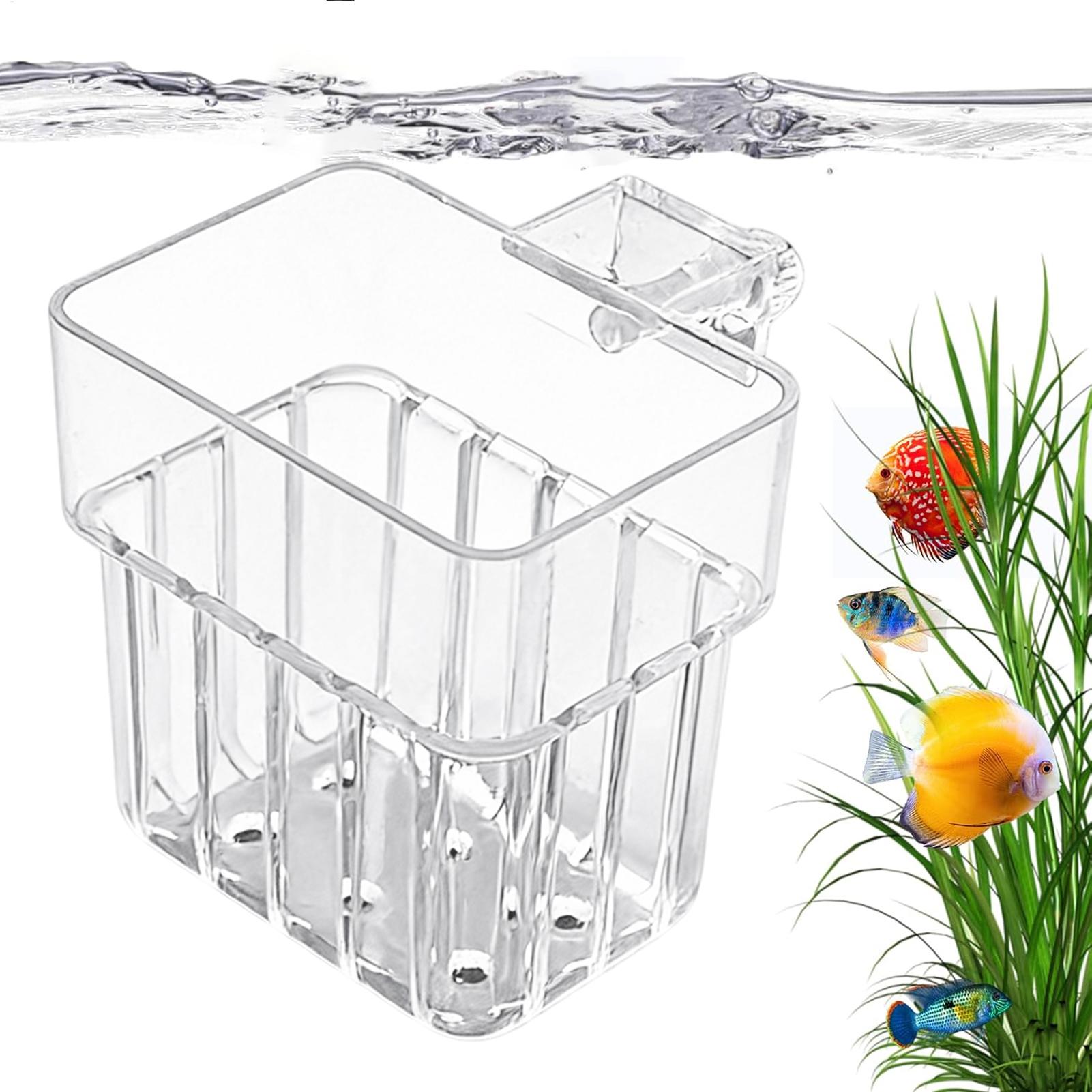 Hydroponic Grow Pod - حامل شفاف قابل للتعليق لأحواض السمك،