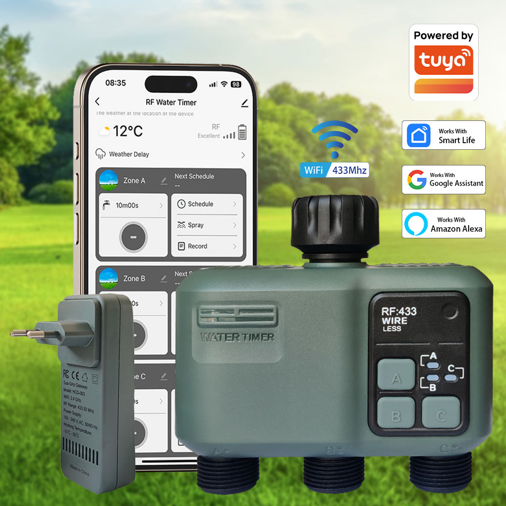 Smart Garden Water Timer - جهاز تحكم بالري الأوتوماتيكي القابل للبرمجة
