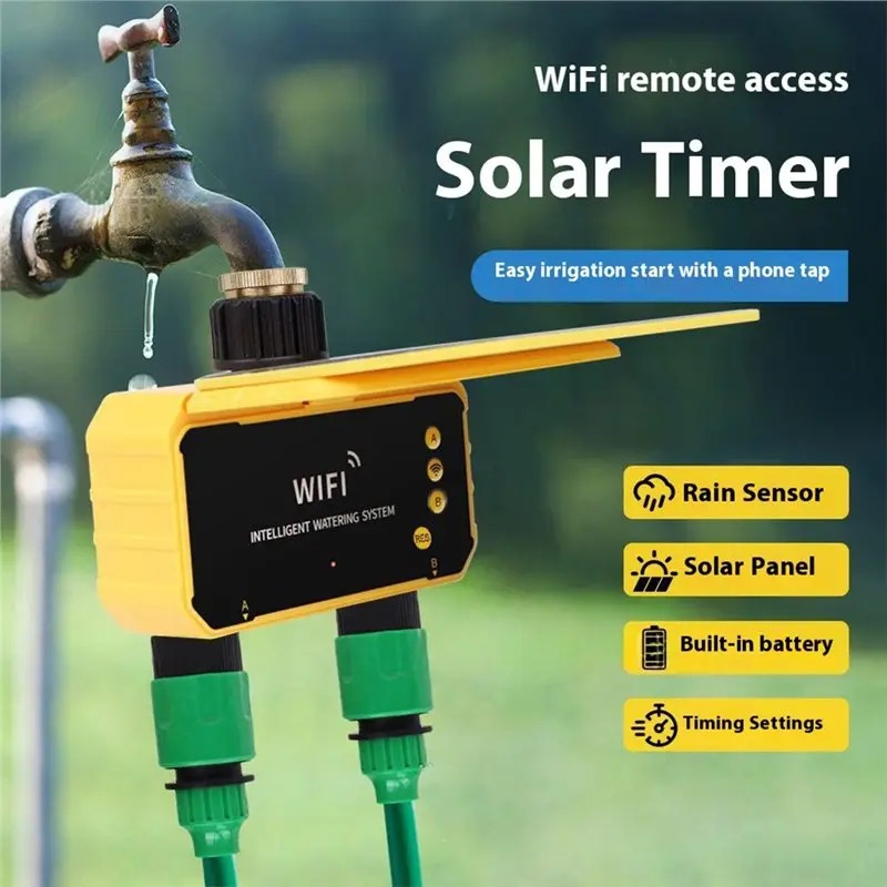 وحدة تحكم بالري بالطاقة الشمسي - مراجعة Smart Garden Water Timer وسعره
