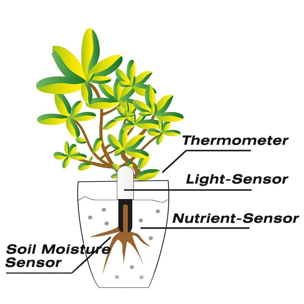 جهاز مراقبة النباتات الذكي HHC - مراجعة Smart Garden Xiaomi وسعره
