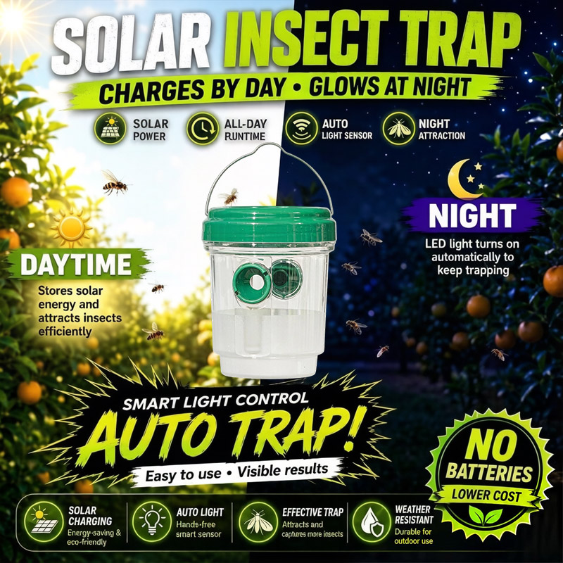 مصائد ذباب الفاكهة تعمل بالطاق - مراجعة Smart Garden Lamp وسعره