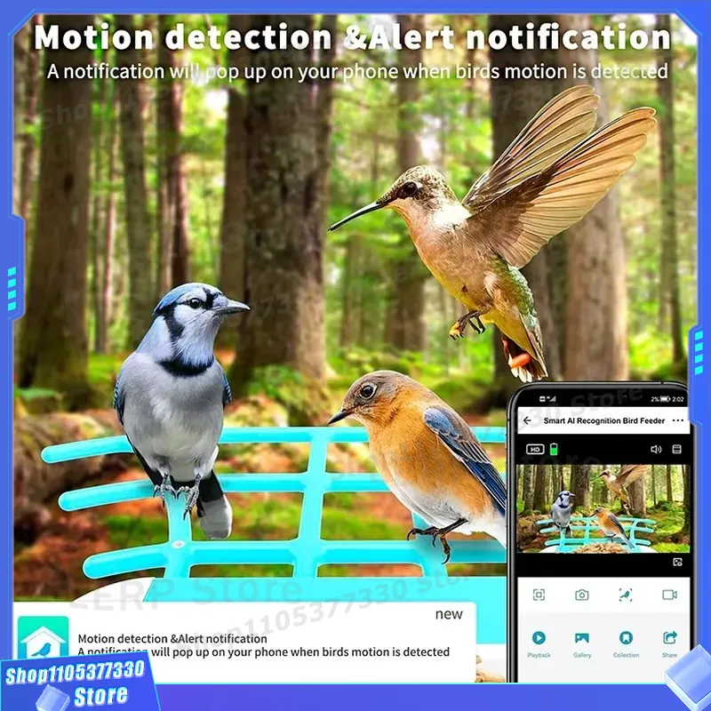كاميرا مغذي طيور تعمل بالطاقة  - مراجعة Smart Garden Ai وسعره