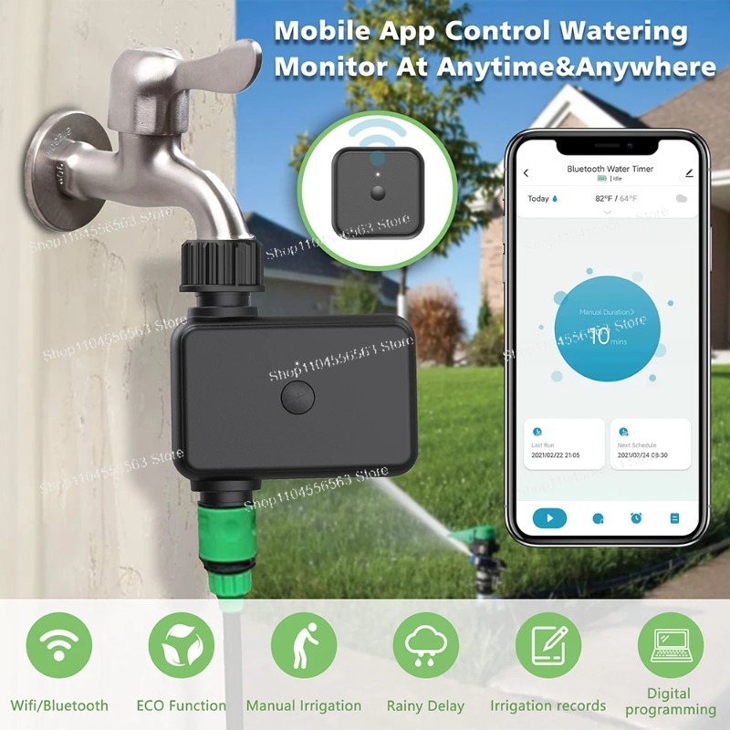مؤقت ري ذكي للحدائق يعمل بالوا - مراجعة Smart Garden Water Timer وسعره