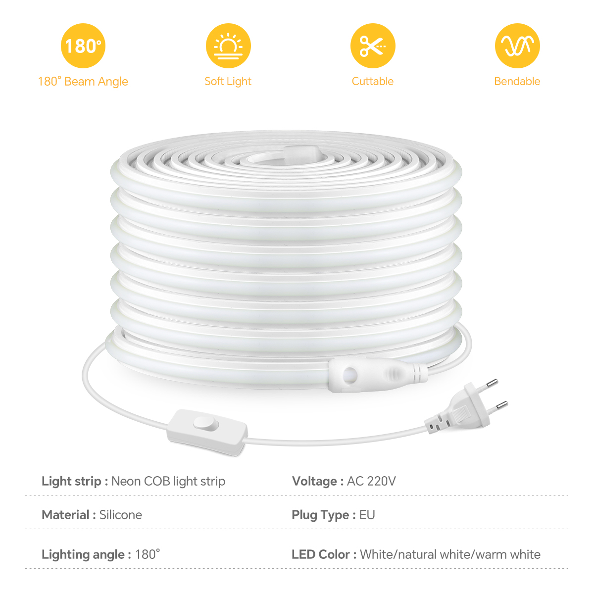 220 فولت COB Led قطاع عالية ال - مراجعة Smart Garden Lamp وسعره