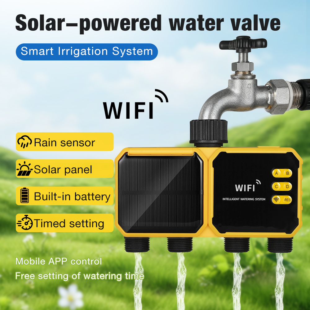 مؤقت ري شمسي يعمل بالواي فاي،  - مراجعة Smart Garden Water Timer وسعره