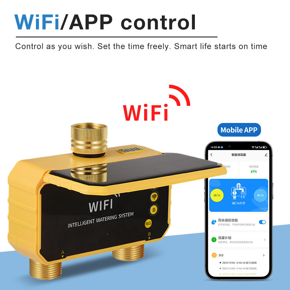 مؤقت ري شمسي يعمل بالواي فاي،  - مراجعة Smart Garden Water Timer وسعره