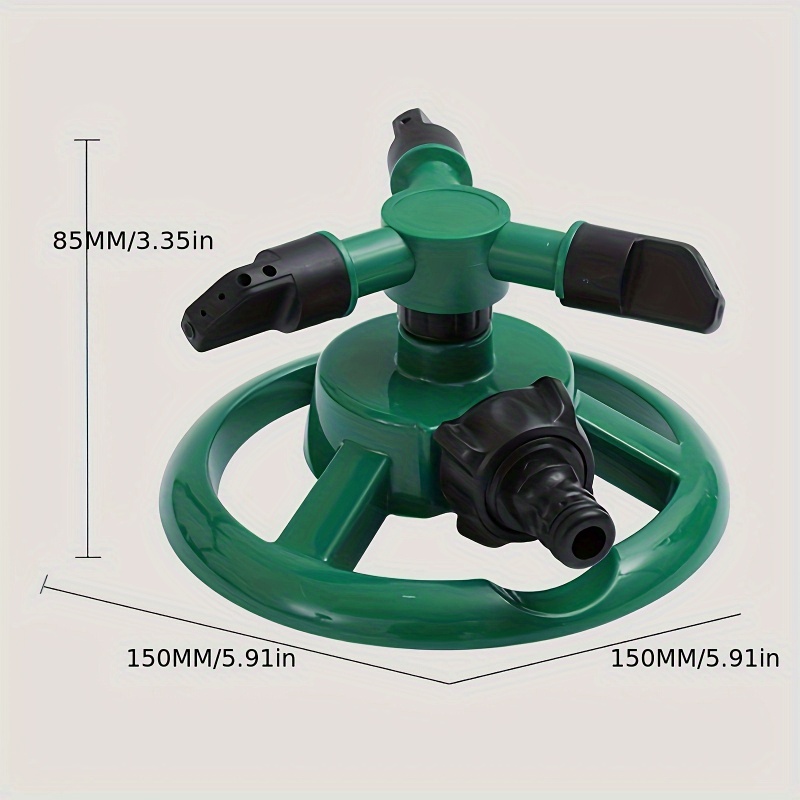 360 °   فوهة دوارة أوتوماتيكية - مراجعة Smart Gardening وسعره