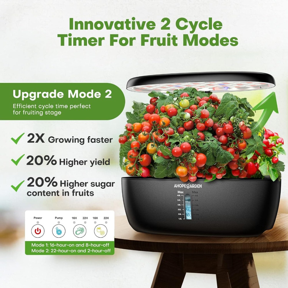 حديقة زراعة مائية بـ 12 وحدة م - مراجعة Hydroponic Grow Pod وسعره