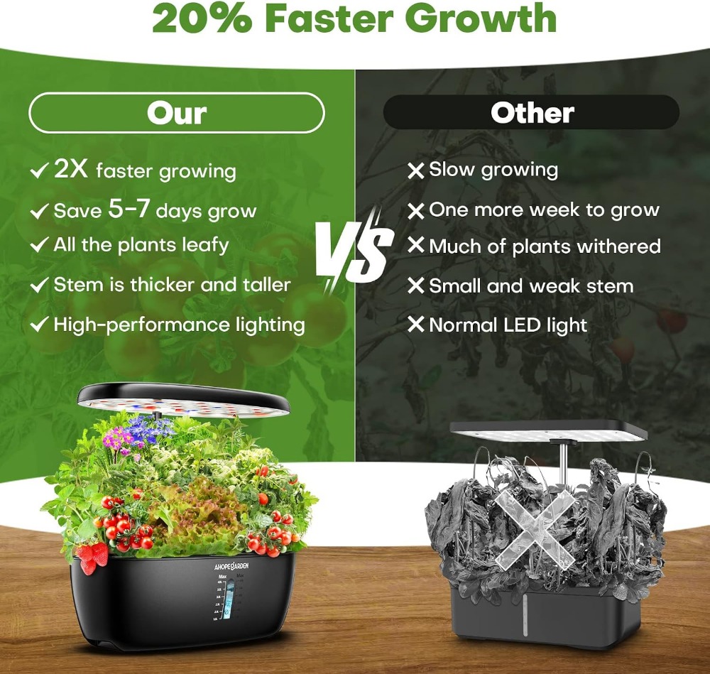 حديقة زراعة مائية بـ 12 وحدة م - مراجعة Hydroponic Grow Pod وسعره