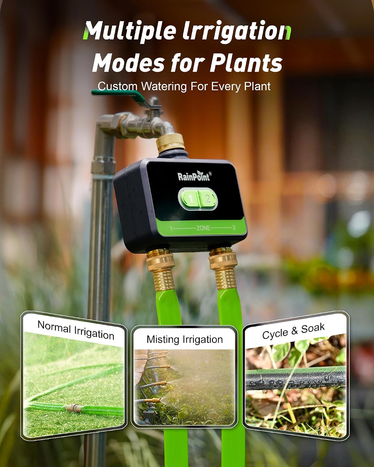 جهاز توقيت ري ذكي ثنائي المناط - مراجعة Smart Garden Water Timer وسعره