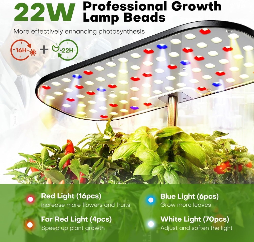 حديقة داخلية هيدروبونية بـ 12  - مراجعة Hydroponic Grow Pod وسعره