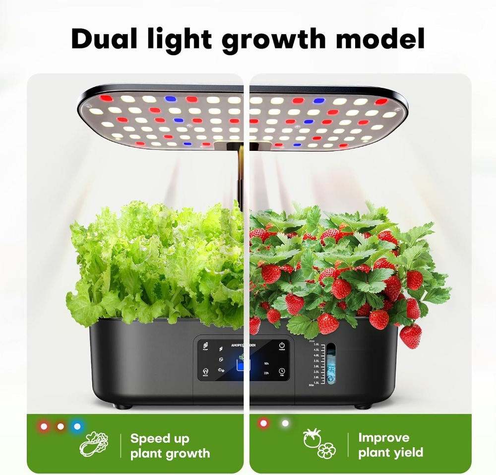 حديقة داخلية هيدروبونية بـ 12  - مراجعة Hydroponic Grow Pod وسعره