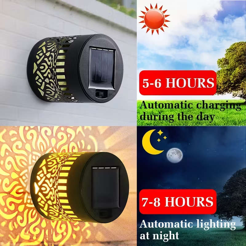 مصباح جداري شمسي LED بتصميم ما - مراجعة Smart Garden Lamp وسعره