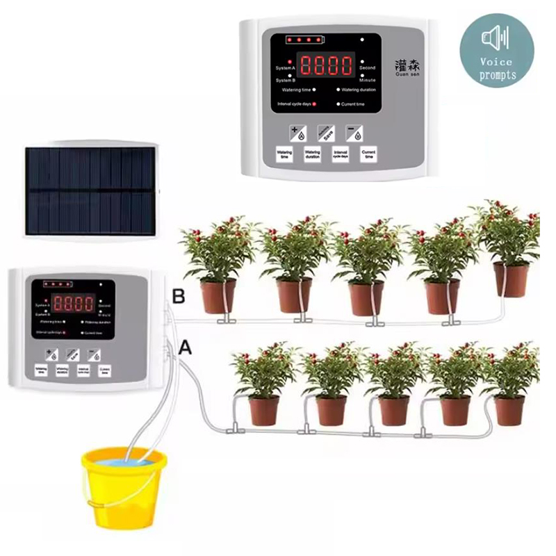 نظام الري بالطاقة الشمسية للحد - مراجعة Smart Garden Auk وسعره
